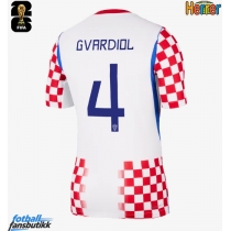 Kroatia Josko Gvardiol #4 Hjemmedrakt VM 2026 Kortermet